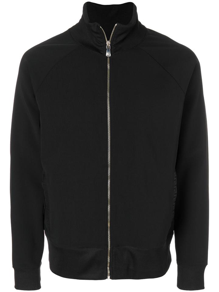 Versus Zipped Bomber Jacket - Black
