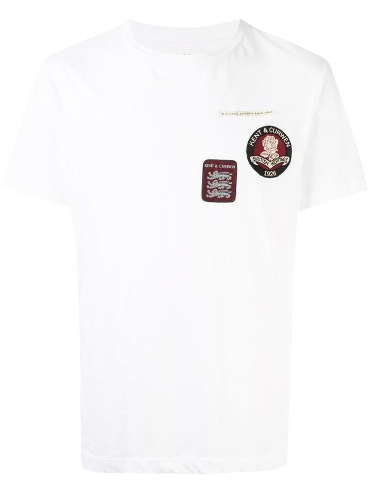 Kent & Curwen Patchwork T-shirt - White