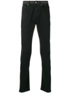Valentino Studded Waist Slim Fit Jeans - Black