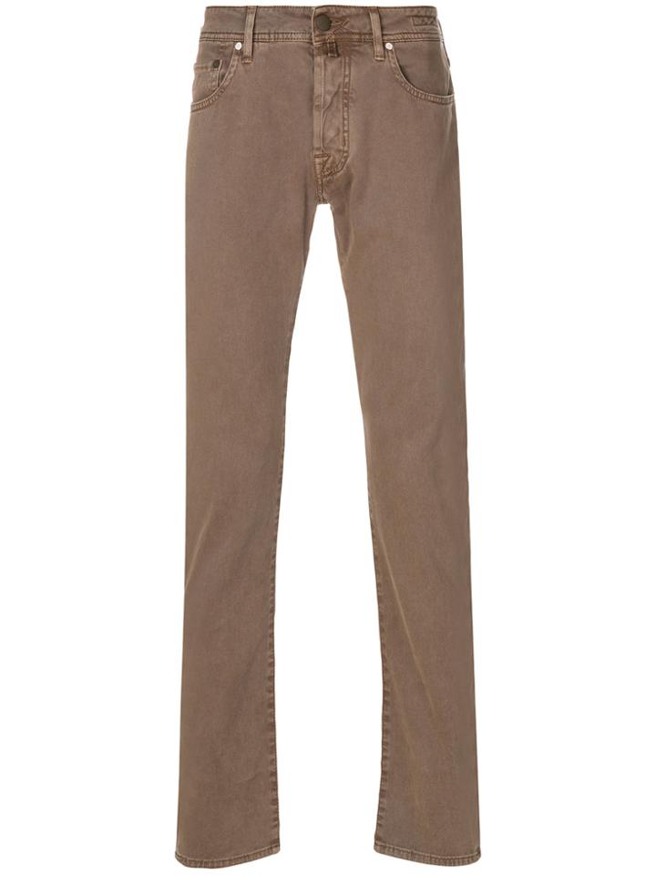Jacob Cohen Comfort Regular Trousers - Brown