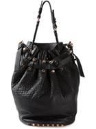 Alexander Wang Diego Bucket Bag, Women's, Black, Leather/cotton
