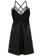 À La Garçonne Lace Detail Dress - Black