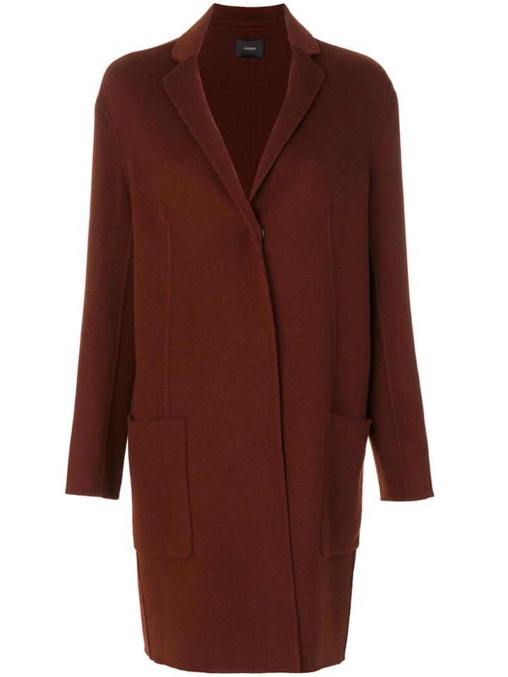 Odeeh Oversized Coat - Brown