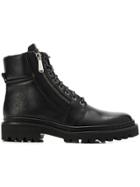Balmain Army Lace-up Boots - Black