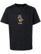 Omc Embroidered Prayer Logo T-shirt - Black