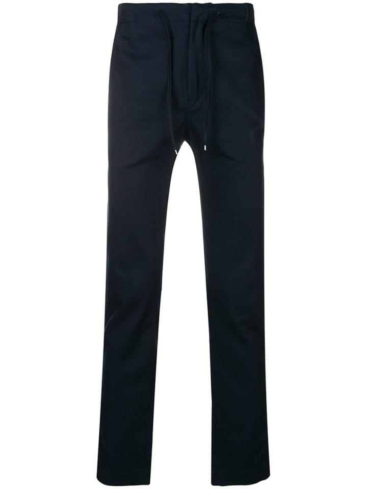 Bellerose Drawstring Tapered Trousers - Blue