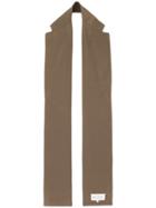 Maison Margiela Lapel-collar Scarf - Brown