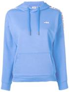 Fila Printed Logo Hoodie - Blue