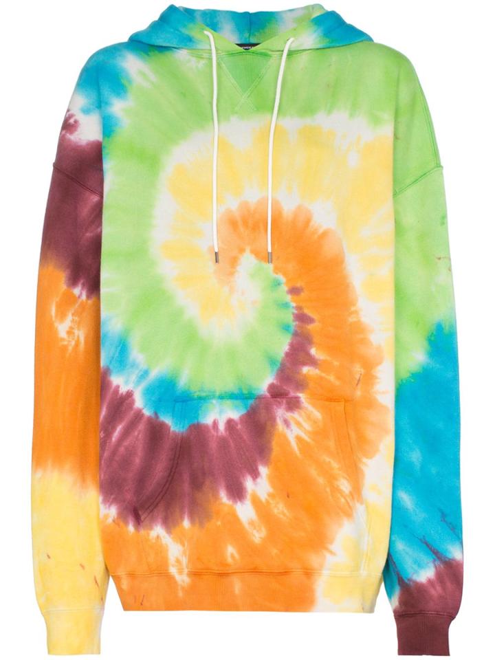 R13 Rainbow Tie Dye Oversized Hoodie