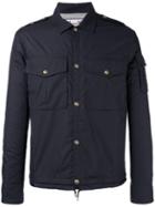 Moncler Gamme Bleu - Snap Button Jacket - Men - Cotton/feather Down/cupro - 3, Blue, Cotton/feather Down/cupro