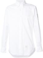 Thom Browne Button Down Classic Shirt, Men's, Size: 4, White, Cotton