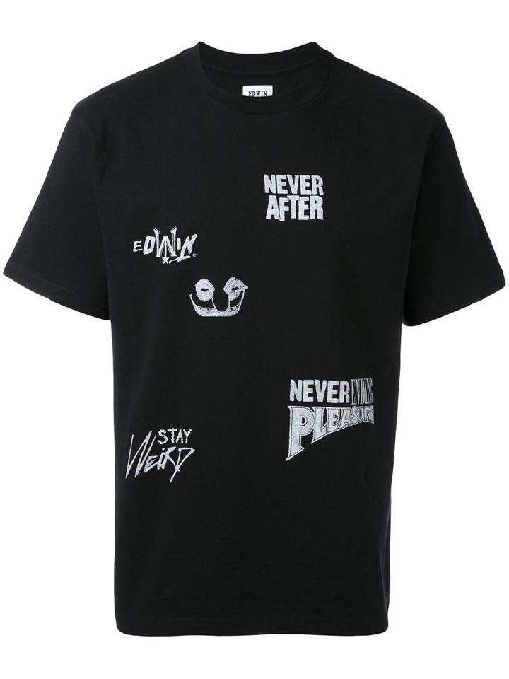Edwin - Kyle Sonic Deaf T-shirt - Men - Cotton - S, Black, Cotton