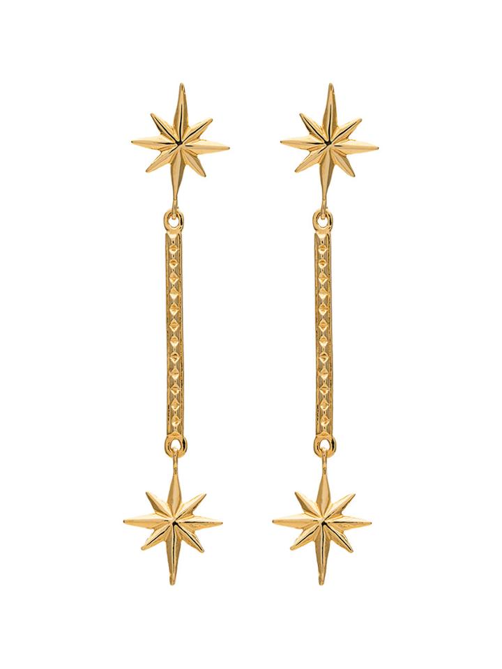 Marte Frisnes Star Charm Earrings - Metallic