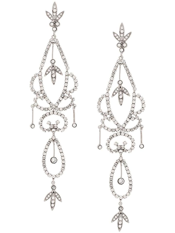 Christian Dior X Susan Caplan 1998 Archive Chandelier Clip-on Earrings
