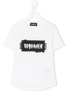 Dsquared2 Kids - Printed T-shirt - Kids - Cotton - 10 Yrs, White