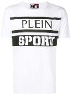 Plein Sport Stretch-fit Stamped T-shirt - White