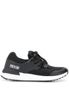 Versace Jeans Couture Logo Printed Low-top Sneakers - Black
