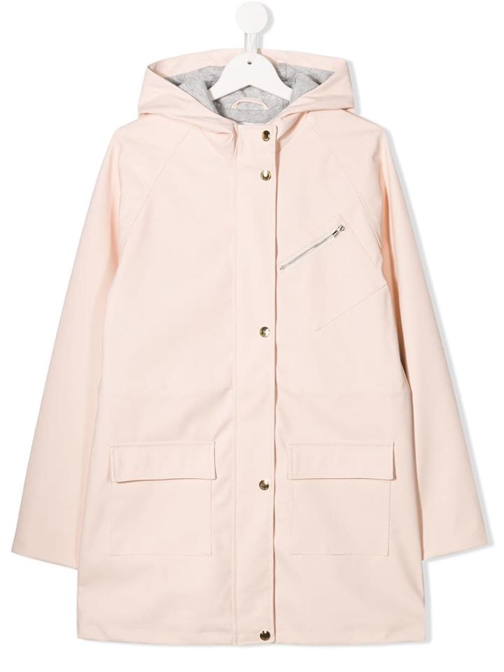 Chloé Kids Teen Hooded Parka - Pink