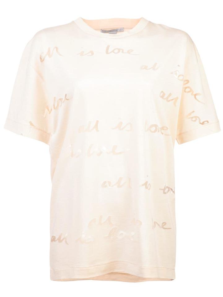 Stella Mccartney Crew Neck T-shirt - Nude & Neutrals