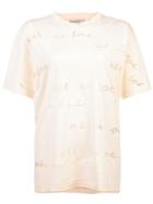 Stella Mccartney Crew Neck T-shirt - Nude & Neutrals
