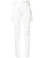 Undercover White Skinny Trousers