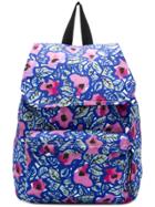 Christian Wijnants Aki Floral Print Backpack - Blue