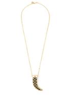 Tory Burch Stone Horn Pendant Necklace
