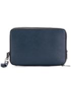 Michael Kors Collection Zipped Clutch Bag - Blue