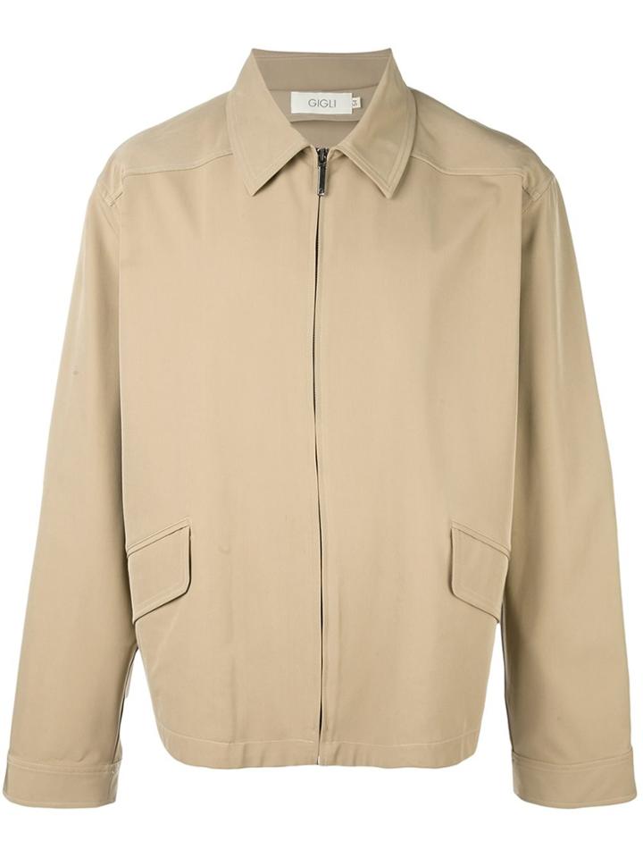 Romeo Gigli Vintage Zipped Jacket - Nude & Neutrals