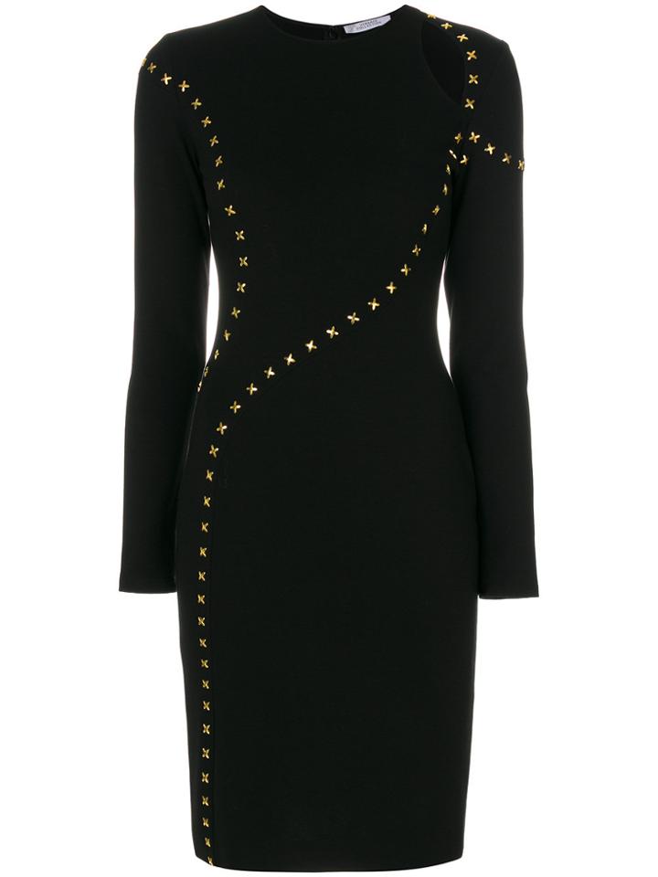 Versace Collection Studded Dress - Black