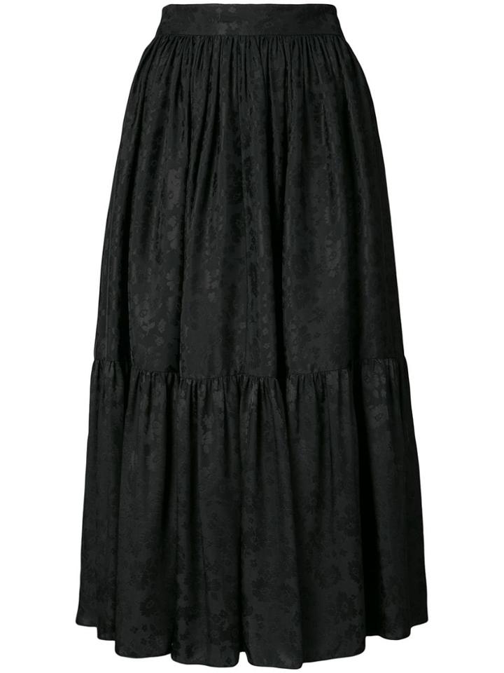 Jill Stuart Kara Gathered Skirt - Black