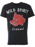 Diesel 'diego' T-shirt, Men's, Size: Medium, Black, Cotton/polyester