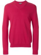 N.peal V-neck Sweater - Red