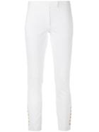 Joseph - Skinny Trousers - Women - Cotton/polyester/spandex/elastane/viscose - 44, White, Cotton/polyester/spandex/elastane/viscose