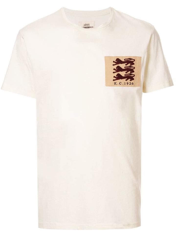 Kent & Curwen 3 Lions Patch T-shirt - White
