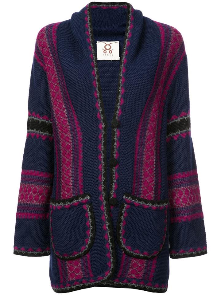 Figue Paloma Cardigan - Pink & Purple