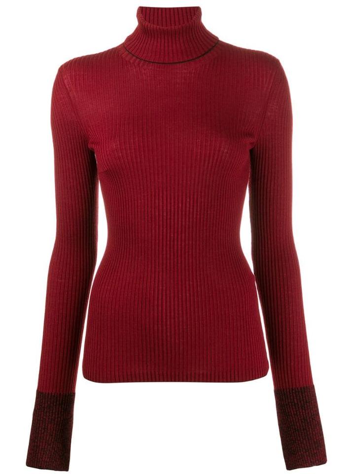Mrz Ribbed Dolce Vita Jumper - Red