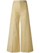 Isabel Marant Spanel Trousers, Women's, Size: 38, Nude/neutrals, Cotton/linen/flax