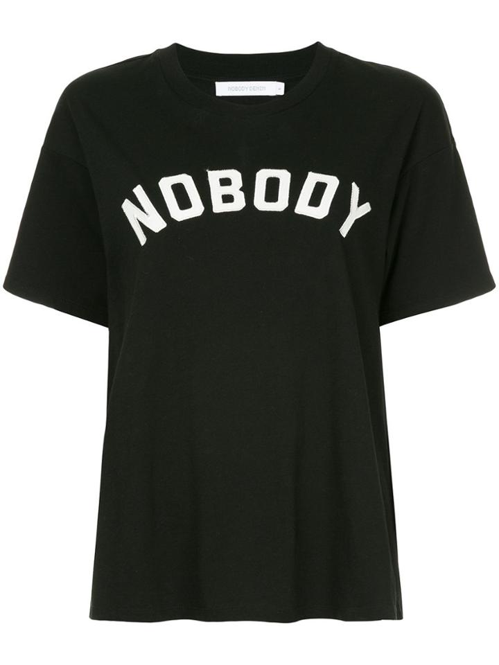 Nobody Denim Applique Favourite Tee Queen - Black