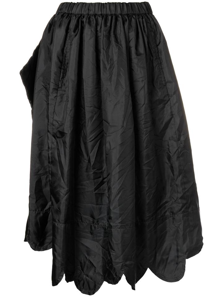 Comme Des Garçons Comme Des Garçons Scalloped Hem Asymmetric Skirt -
