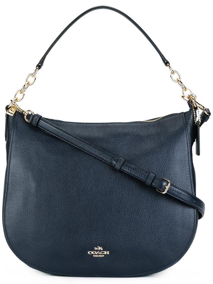 Coach Chelsea Hobo, Women's, Blue, Calf Leather