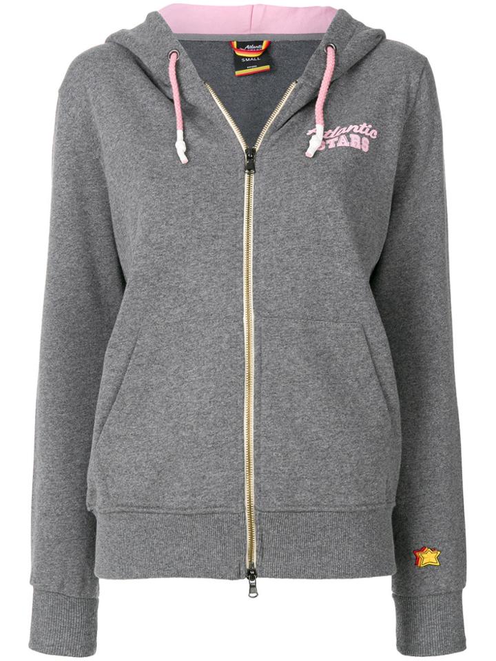 Atlantic Stars Zipped Hoodie - Grey
