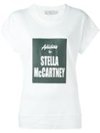 Adidas By Stella Mccartney Logo Print T-shirt, Women's, Size: Small, White, Cotton/modal/spandex/elastane