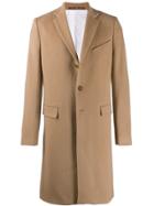 Givenchy Cashmere Single Breasted Coat - Neutrals
