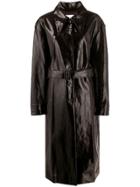 Lemaire Button Front Coat - Brown