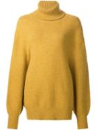 Adam Lippes Turtleneck Jumper, Women's, Size: Small, Yellow/orange, Cashmere