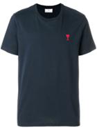 Ami Alexandre Mattiussi Embroidered Logo T-shirt - Blue