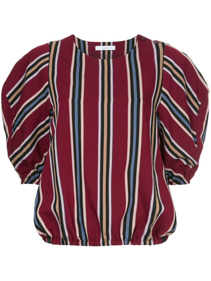 Astraet Puff Sleeve Top - Pink & Purple