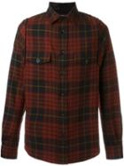 Alexander Mcqueen Tartan Shirt, Men's, Size: 46, Red, Wool