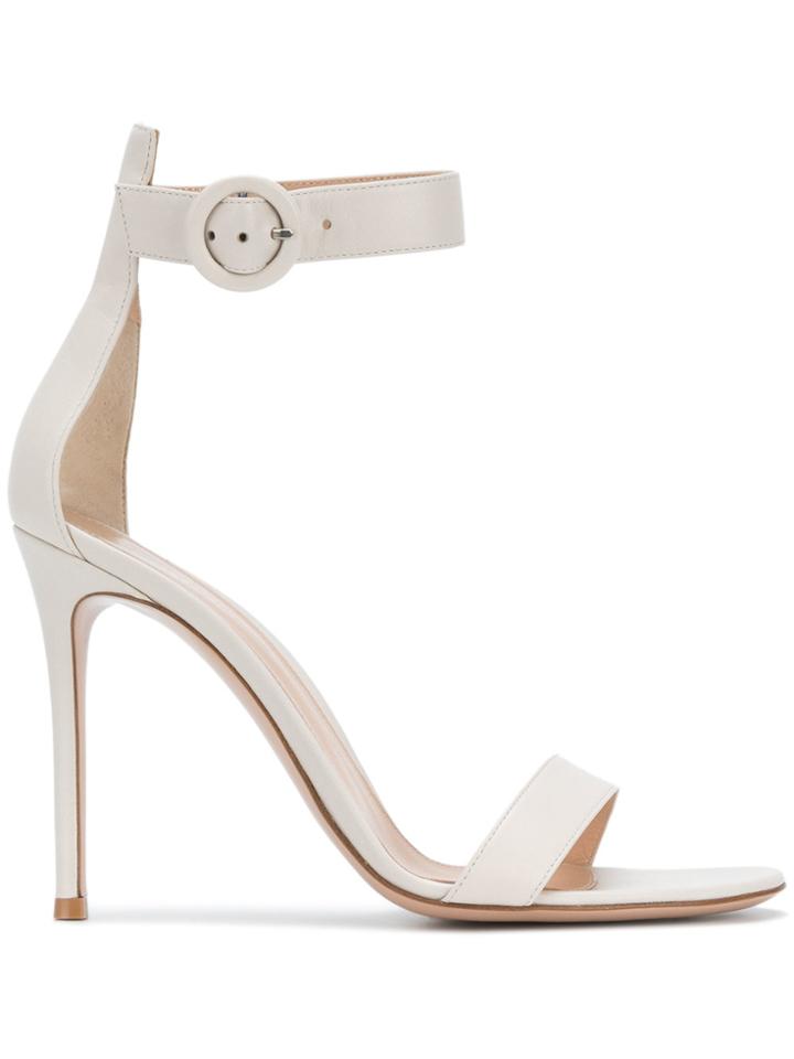 Gianvito Rossi Ankle Strap Sandals - White